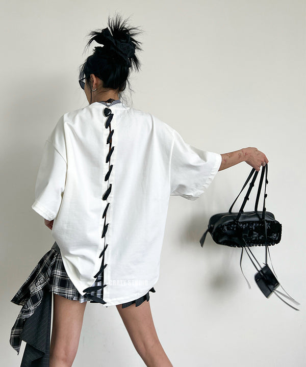 Side Line V-neck Dress